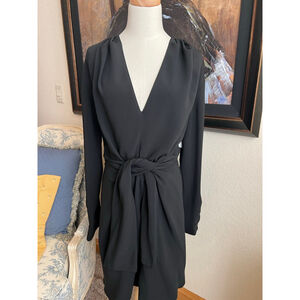 New Stella McCartney Black Long Sleeve Dress Size 10